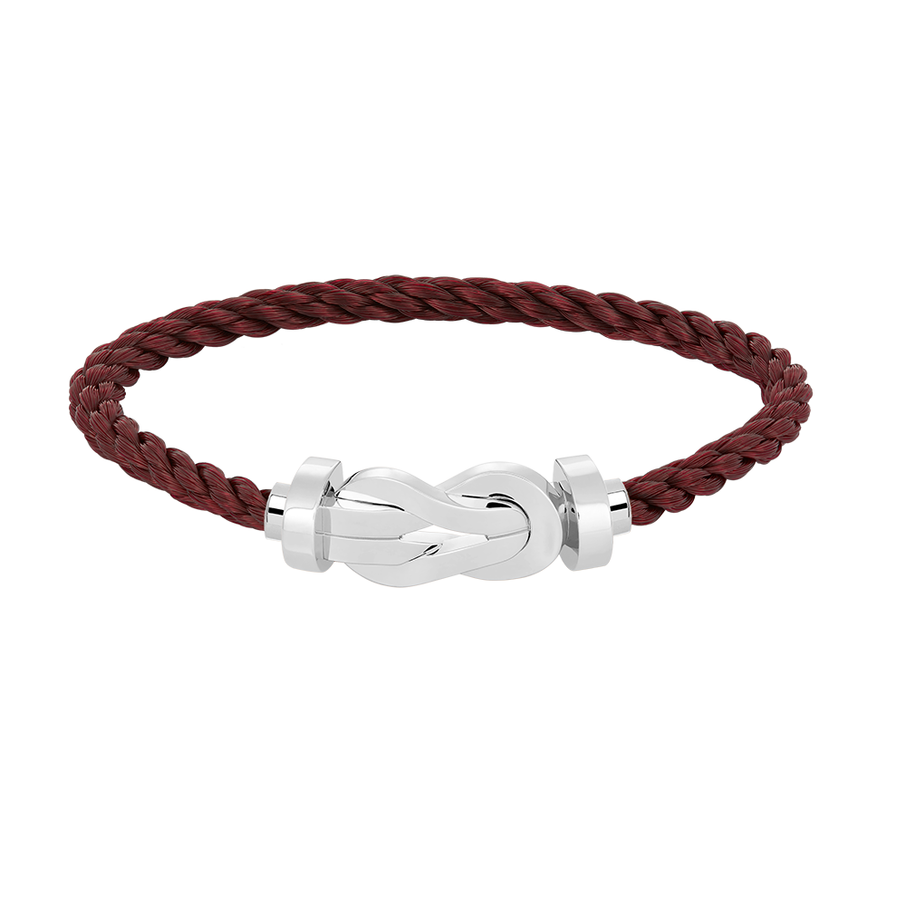 [Everoly JW]CHANCE LARGE 8 FIGURE BUCKLE NO DIAMOND BRACELET SILVER