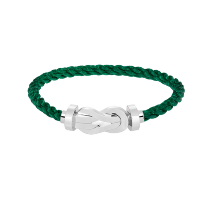 [Everoly JW]CHANCE LARGE 8 FIGURE BUCKLE NO DIAMOND BRACELET SILVER