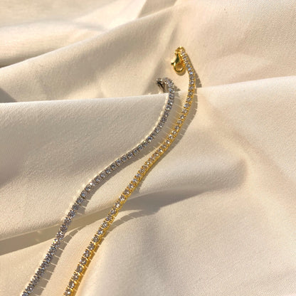 [Everoly JW]Radiant Shinning Princess Cut Tennis Bracelet