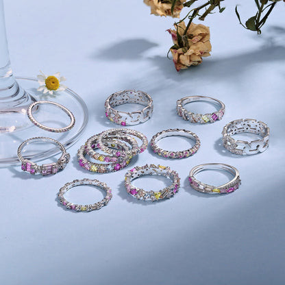 [Everoly JW]Dazzling Resplendent Round Cut Party Ring