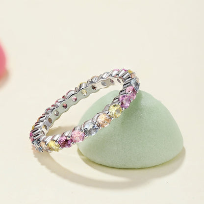 [Everoly JW]Dazzling Resplendent Round Cut Party Ring
