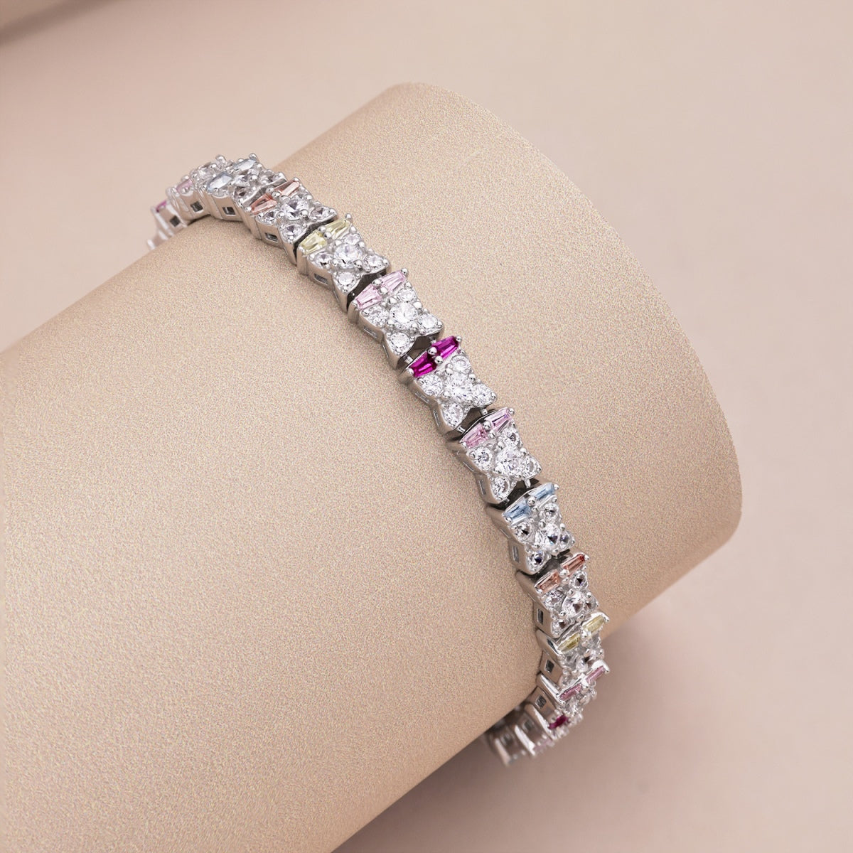 [Everoly JW]Unique Colorful Flower Shape Daily Bracelet