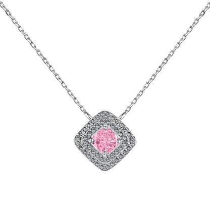 [Everoly JW]Sparkling Asscher Cut Necklace