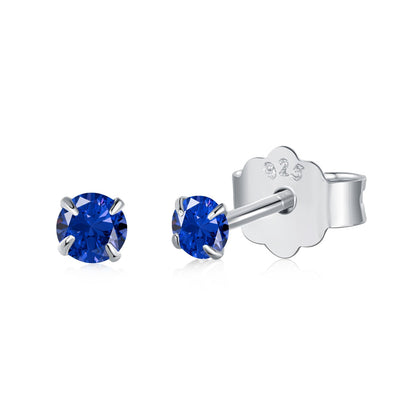 [Everoly JW]Delicate Solitaire Earrings