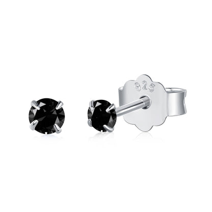 [Everoly JW]Delicate Solitaire Earrings