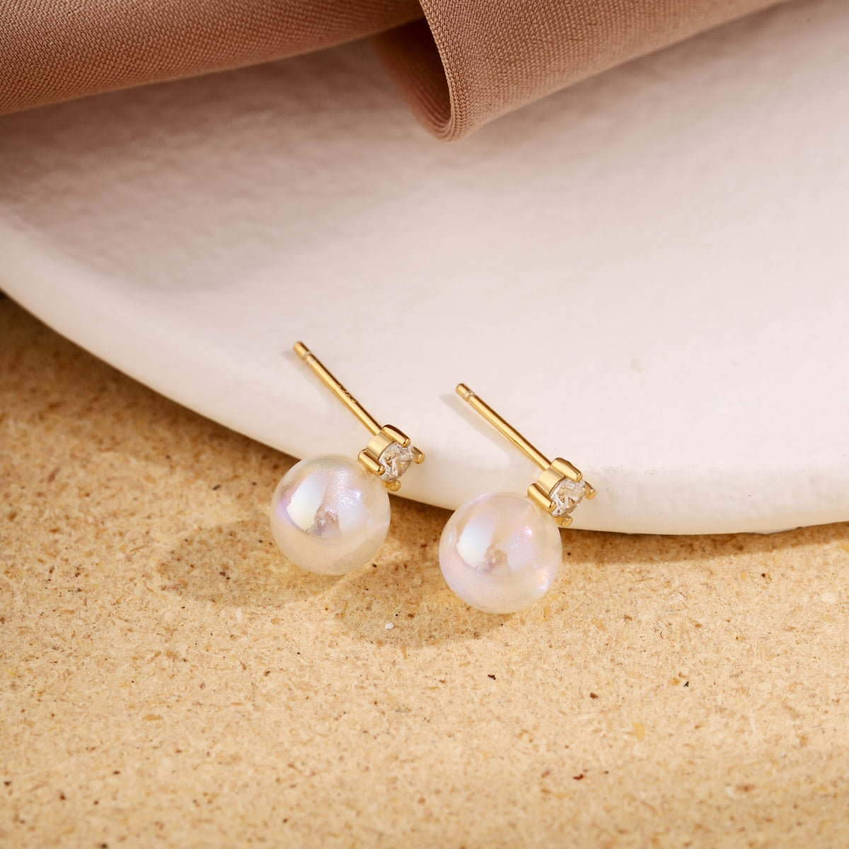 [Everoly JW]Symphony Mermaid Pearl Earrings