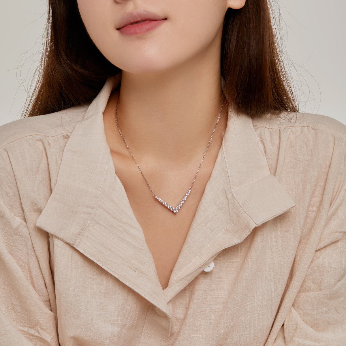 [Everoly JW]Ornate Round Cut Necklace
