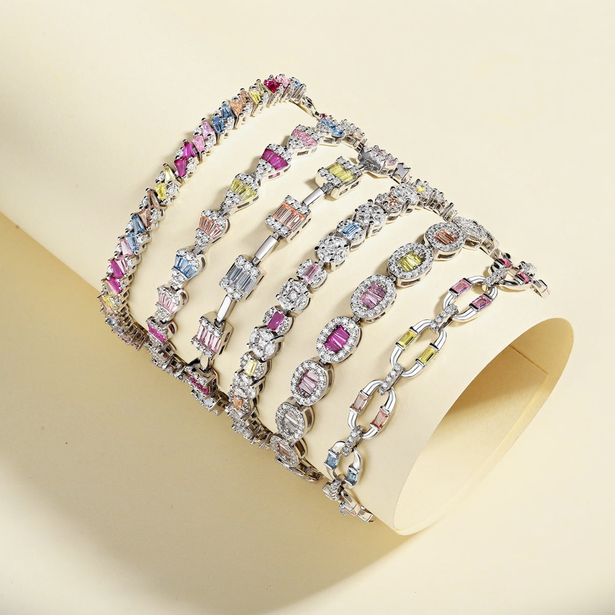 [Everoly JW]Radiant Water Drop Shape Daily Bracelet