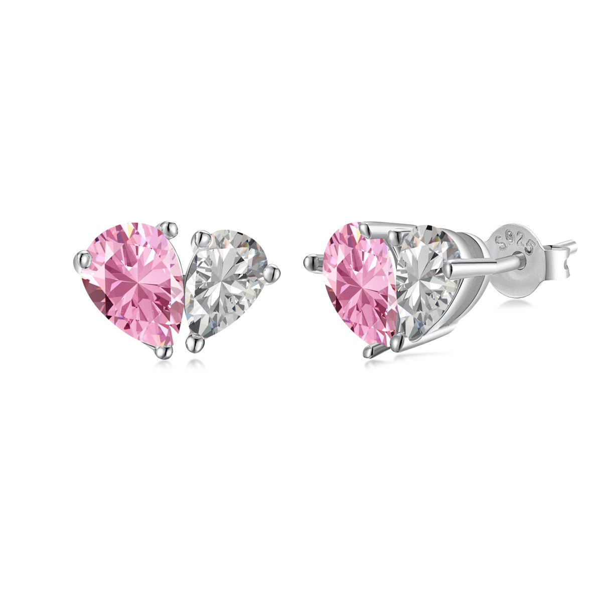 [Everoly JW]Dazzling Elegant Heart Cut Lover Earrings