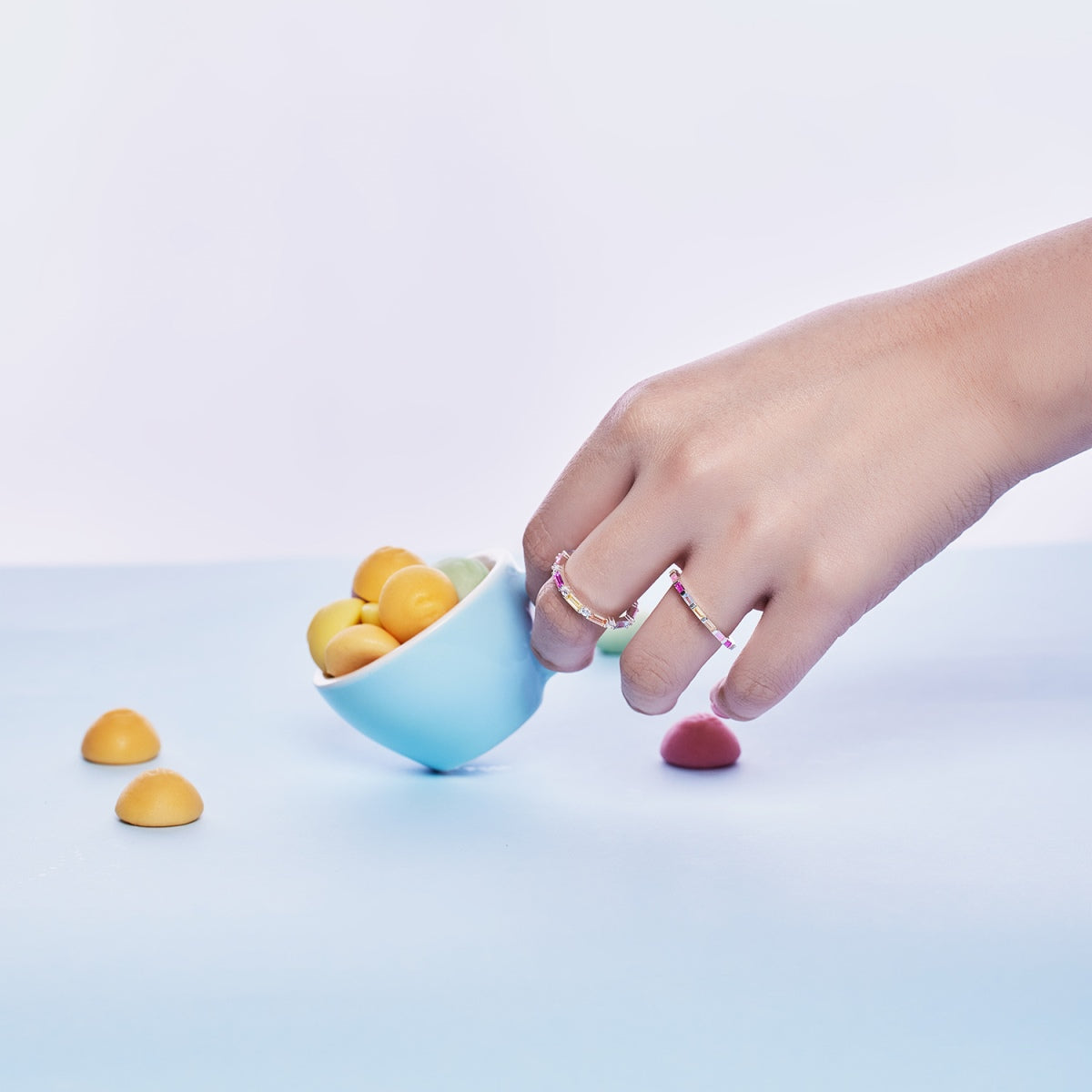 [Everoly JW]Lively In Shades Elegant Radiant Cut Daily Ring