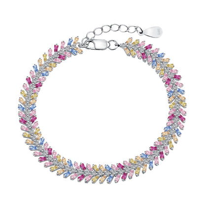 [Everoly JW]Dainty Radiant Emerald Cut Daily Bracelet