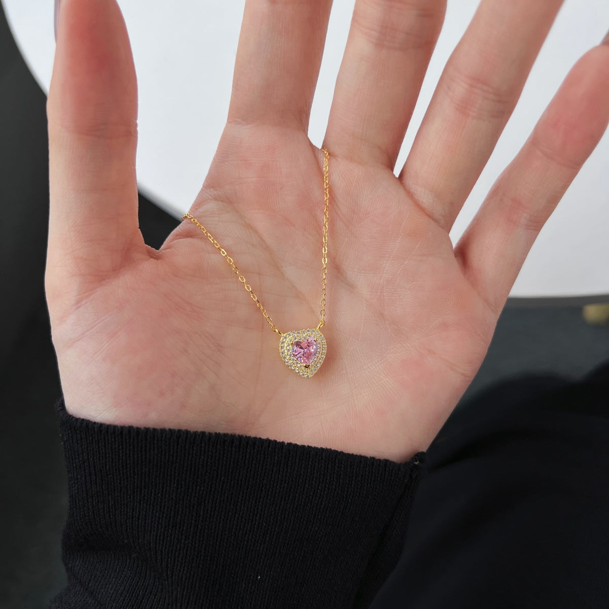 [Everoly JW]Exquisite Heart Shape Necklace
