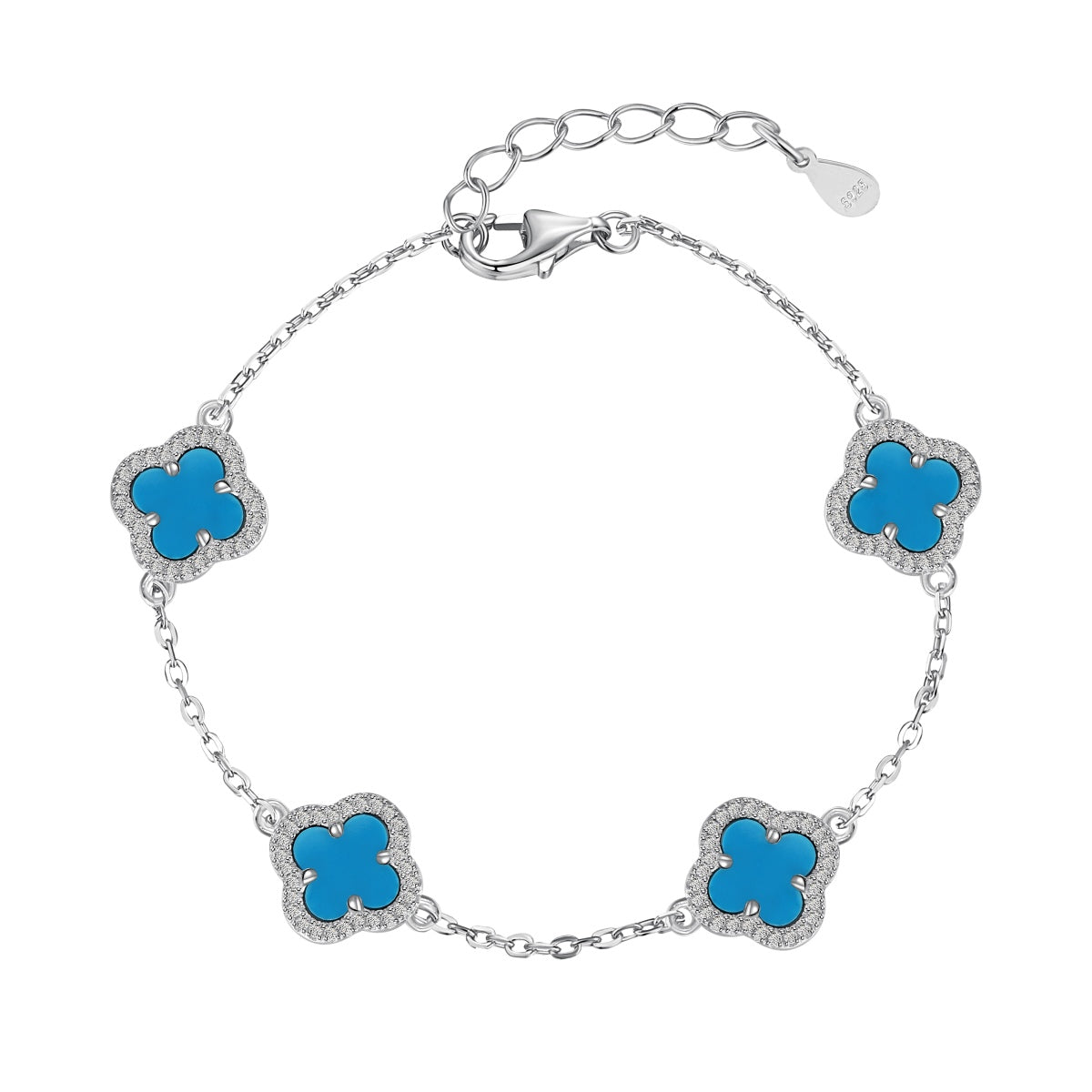 [Everoly JW]Four-Leaf Clover Exquisite Bracelet