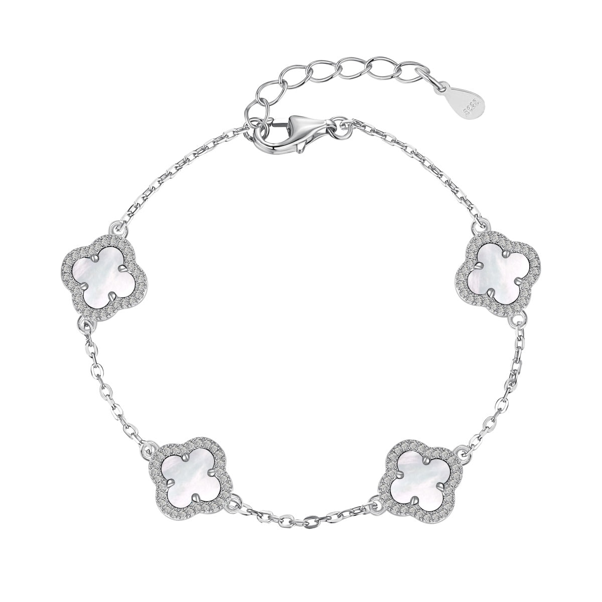 [Everoly JW]Four-Leaf Clover Exquisite Bracelet