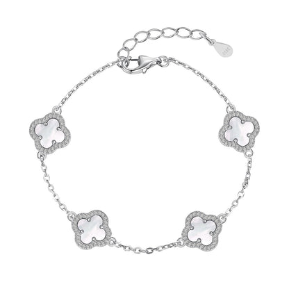 [Everoly JW]Four-Leaf Clover Exquisite Bracelet