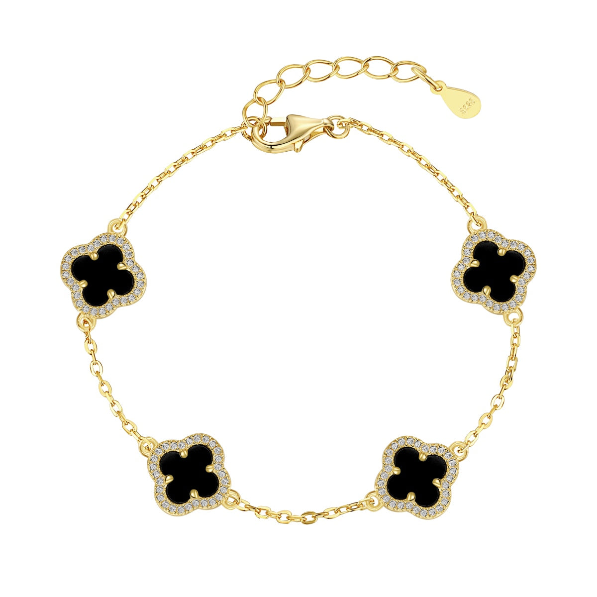 [Everoly JW]Four-Leaf Clover Exquisite Bracelet