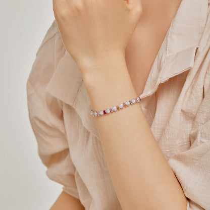 [Everoly JW]Radiant Colorful Round Shape Daily Bracelet