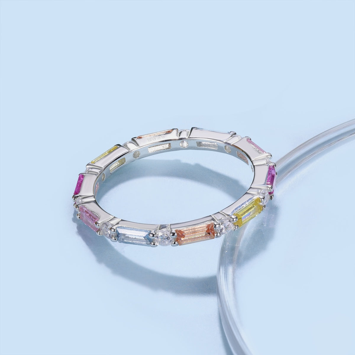 [Everoly JW]Lively In Shades Elegant Radiant Cut Daily Ring