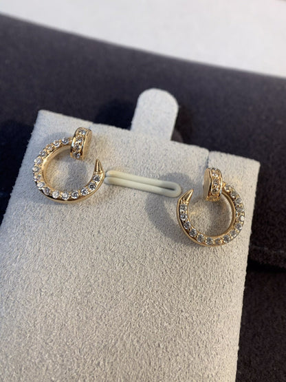 [Everoly JW]JUSTE EARRINGS GOLD DIAMONDS