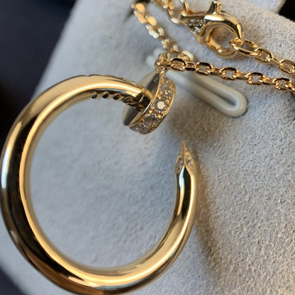 [Everoly JW]JUSTE NECKLACE PINK GOLD