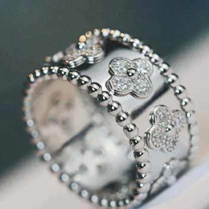 [Everoly JW]KLEEBLATT-KALEIDOSKOP-RING 10MM