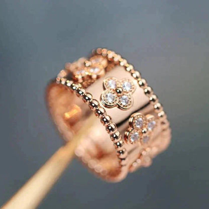 [Everoly JW]KLEEBLATT-KALEIDOSKOP-RING 10MM
