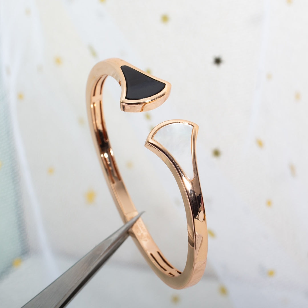 [Everoly JW]DREAM BRACELET OPEN PINK GOLD MOP