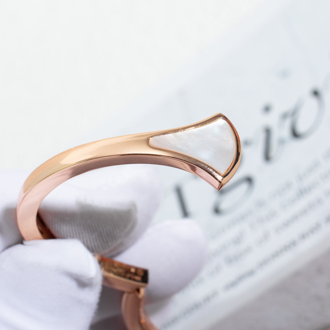 [Everoly JW]DREAM BRACELET OPEN PINK GOLD MOP