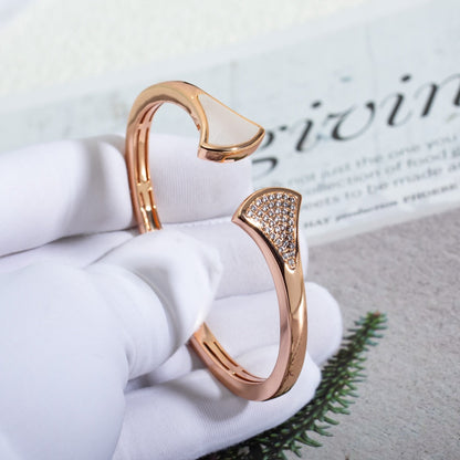 [Everoly JW]DREAM BRACELET OPEN PINK GOLD MOP DIAMOND