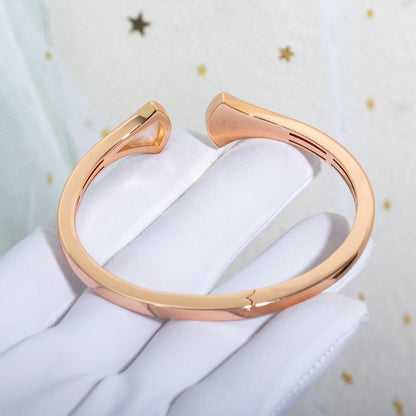 [Everoly JW]DREAM BRACELET OPEN PINK GOLD MOP DIAMOND