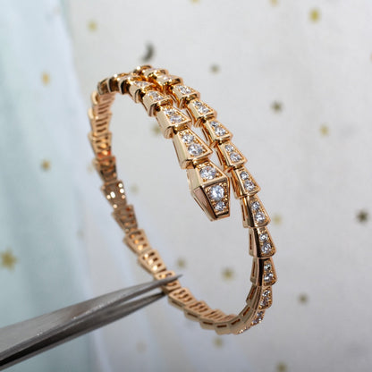 [Everoly JW]SERPENTI BRACELET 6.8MM PINK GOLD DIAMOND