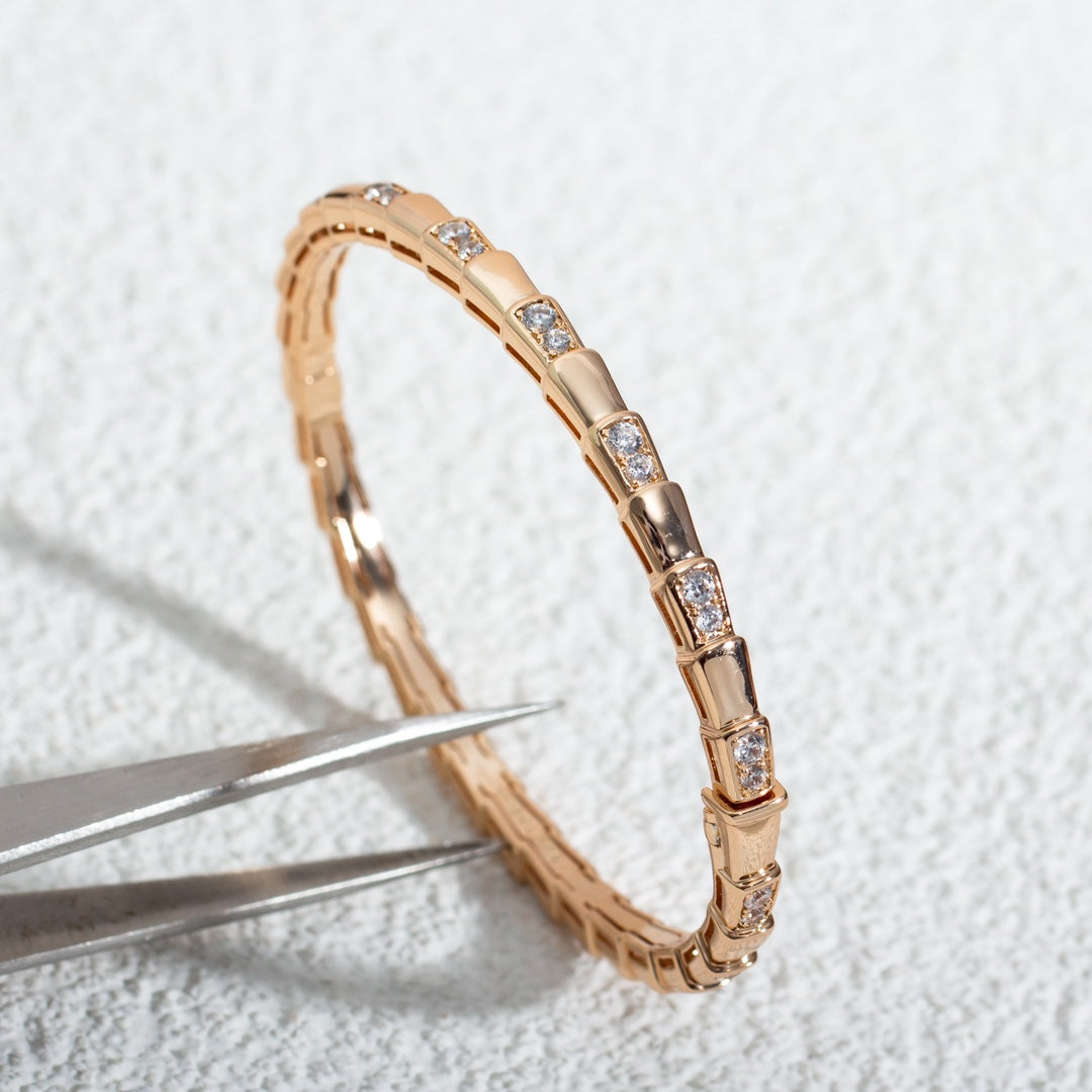 [Everoly JW]SERPENTI BRACELET PINK GOLD DIAMOND