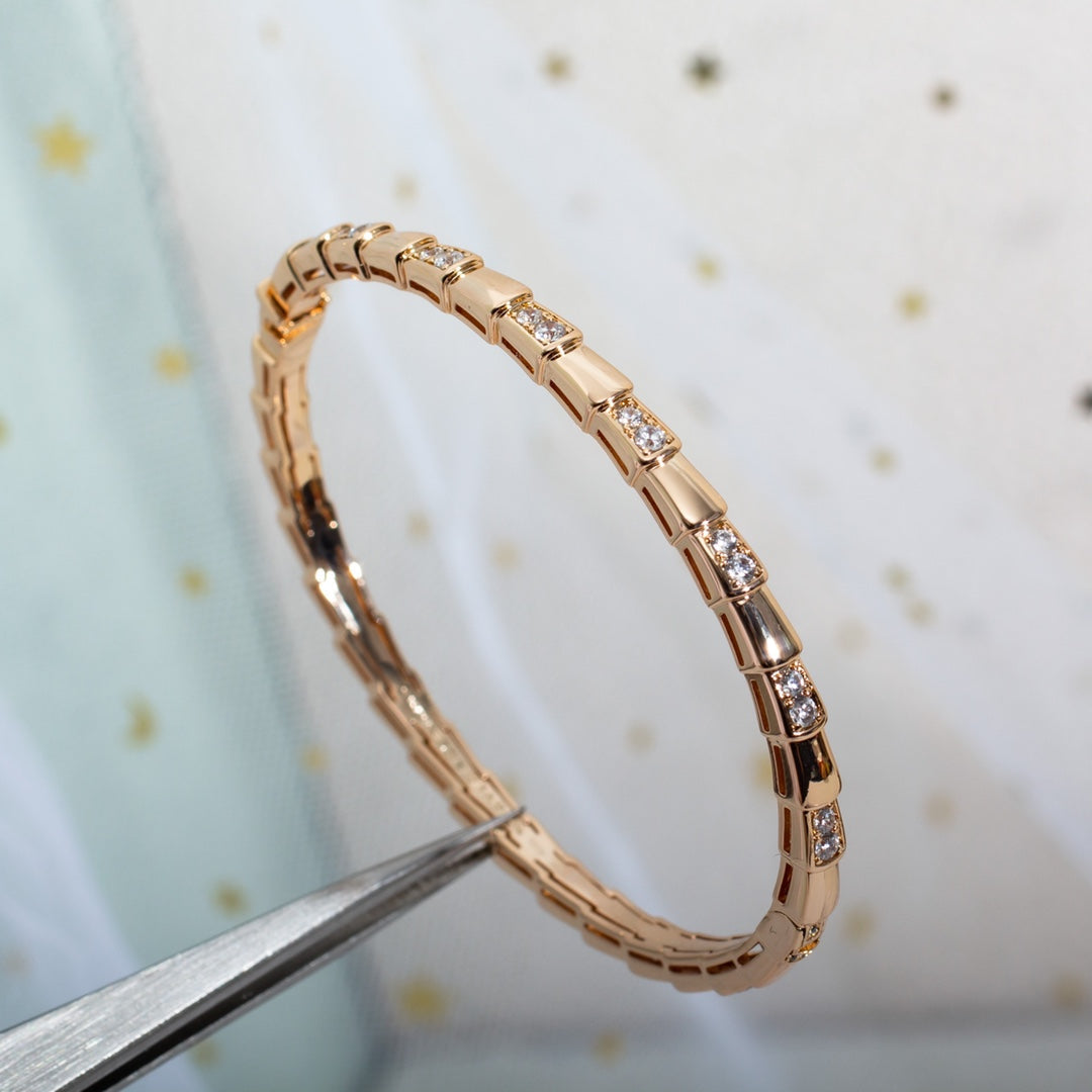 [Everoly JW]SERPENTI BRACELET PINK GOLD DIAMOND
