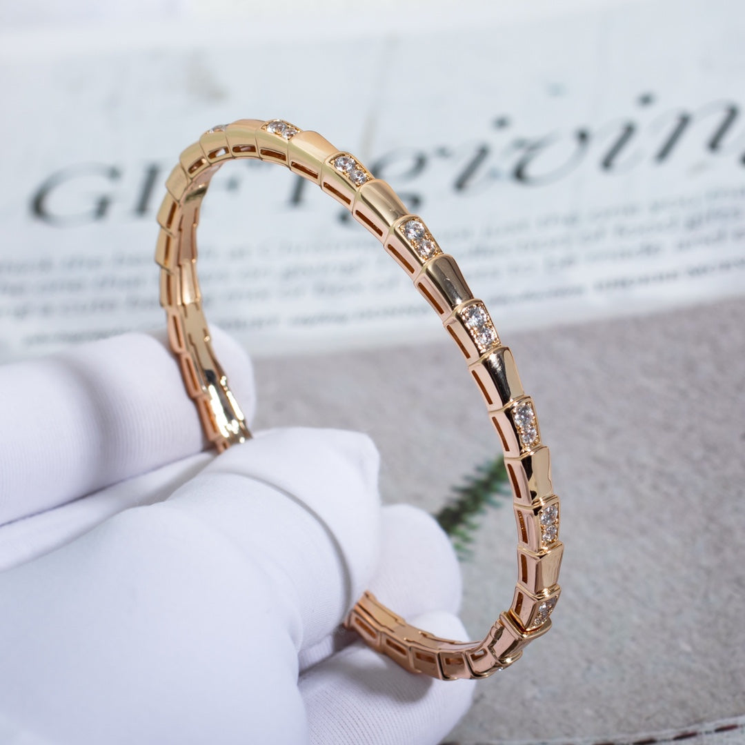 [Everoly JW]SERPENTI BRACELET PINK GOLD DIAMOND