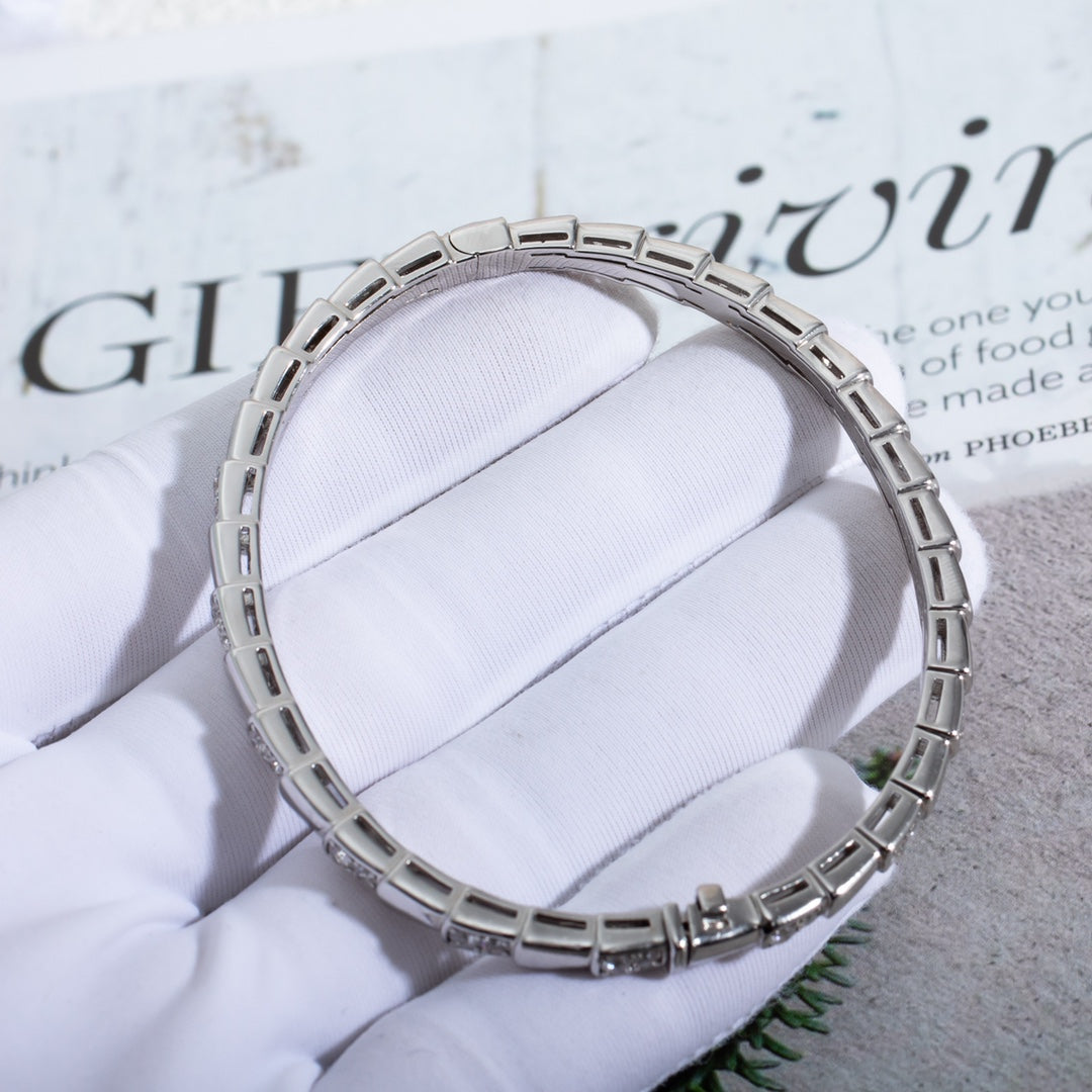 [Everoly JW]SERPENTI BRACELET SILVER DIAMOND