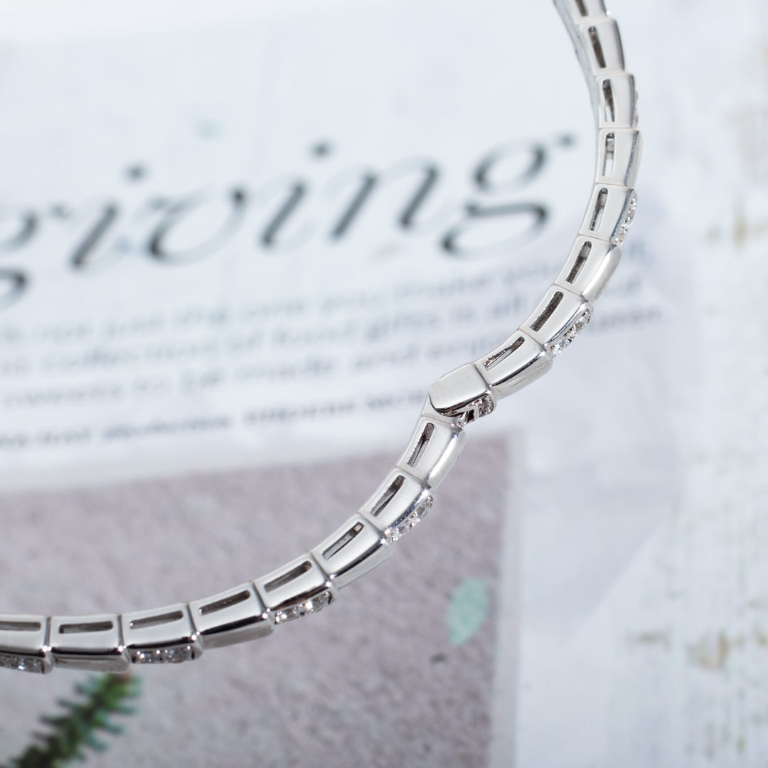 [Everoly JW]SERPENTI BRACELET SILVER DIAMOND