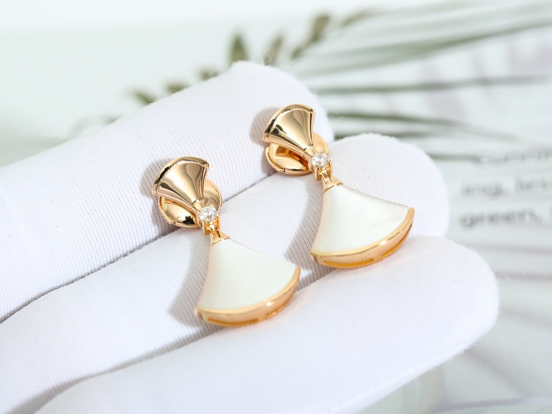 [Everoly JW]DREAM MOP PINK GOLD EARRINGS