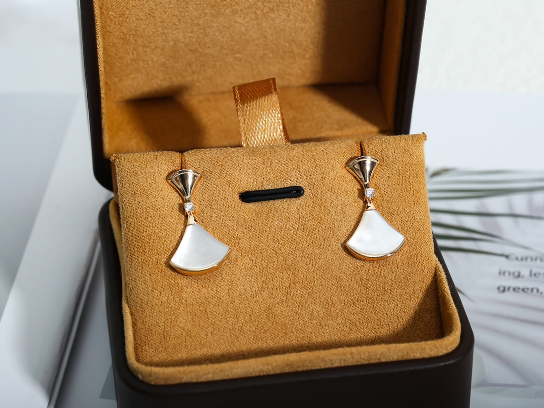 [Everoly JW]DREAM MOP PINK GOLD EARRINGS