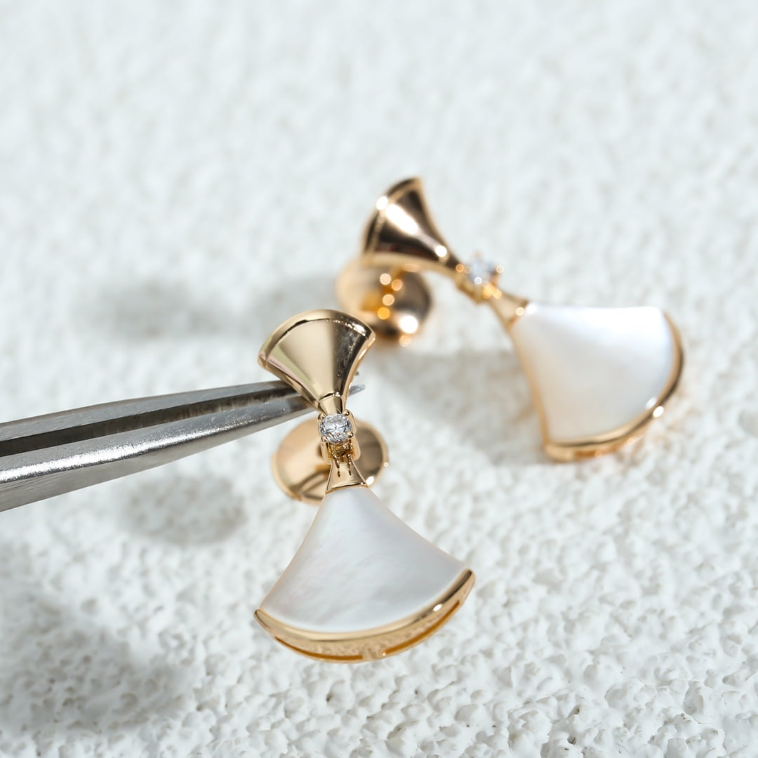 [Everoly JW]DREAM MOP PINK GOLD EARRINGS