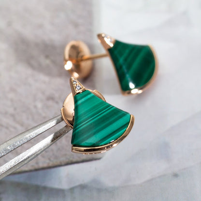 [Everoly JW]DIVAS DREAM EARRINGS PINK GOLD