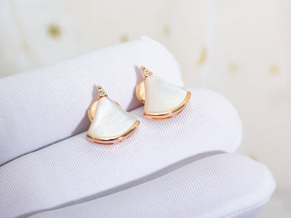 [Everoly JW]DIVAS DREAM EARRINGS PINK GOLD