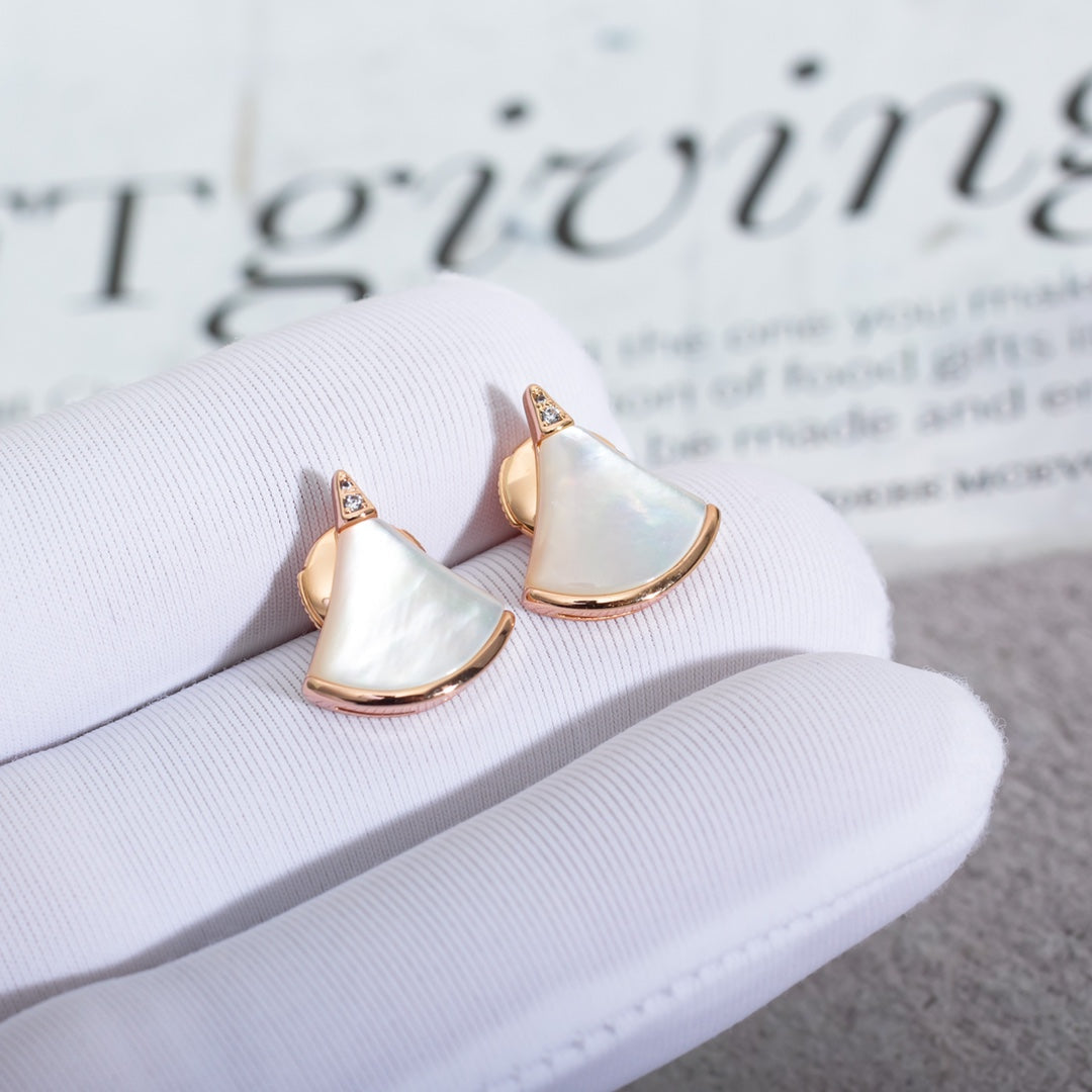 [Everoly JW]DIVAS DREAM EARRINGS PINK GOLD