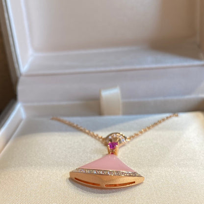 [Everoly JW]DREAM NECKLACE PINK OPAL