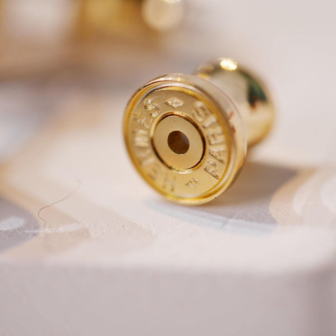 [Everoly JW] MINI POP H GOLD OHRRINGE GRAU