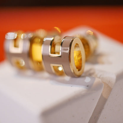 [Everoly JW] MINI POP H GOLD OHRRINGE GRAU