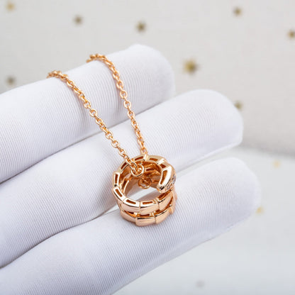 [Everoly JW]SERPENTI PINK GOLD NECKLACE DIAMOND