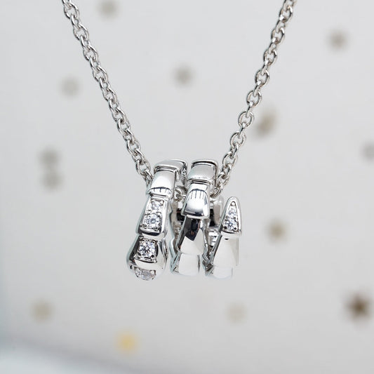 [Everoly JW]SERPENTI SILVER NECKLACE DIAMOND