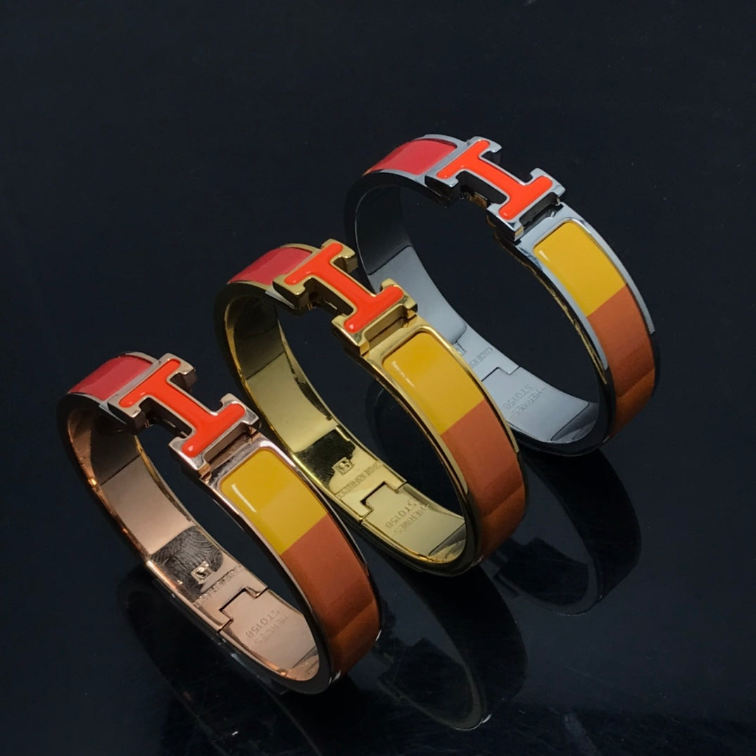 [Everoly JW]H ARMBAND ORANGE REGENBOGEN KERAMIK
