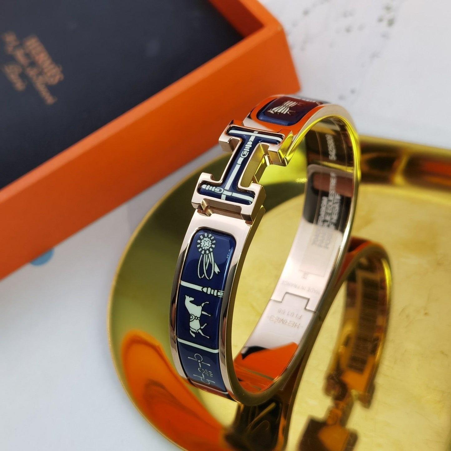 [Everoly JW]H COUVERTURES DARK BLUE BRACELET