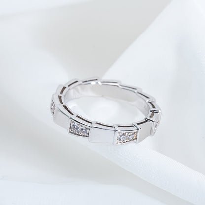 [Everoly JW]SERPENTI RING SILVER  3MM